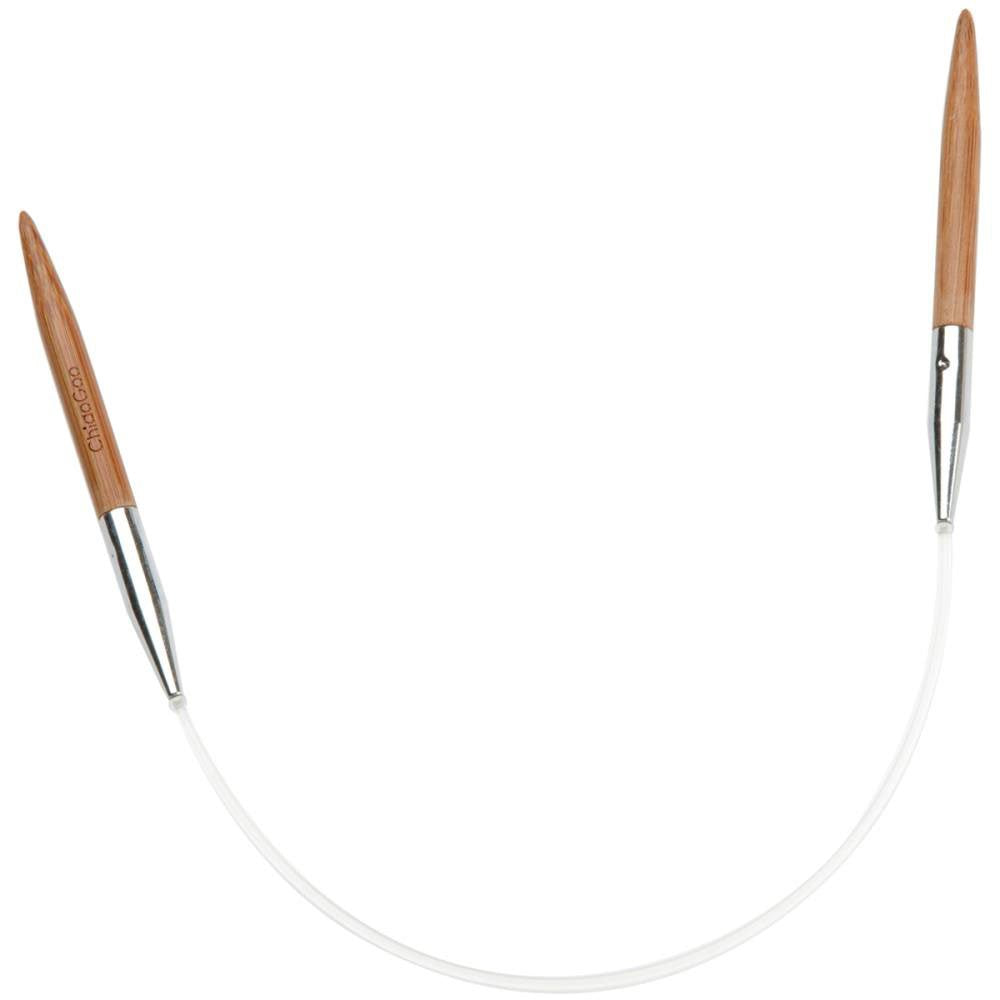 ChiaoGoo Circular 9 inch (23cm) Bamboo Dark Patina Knitting Needle Size US 2 (2.75mm) 2009-2