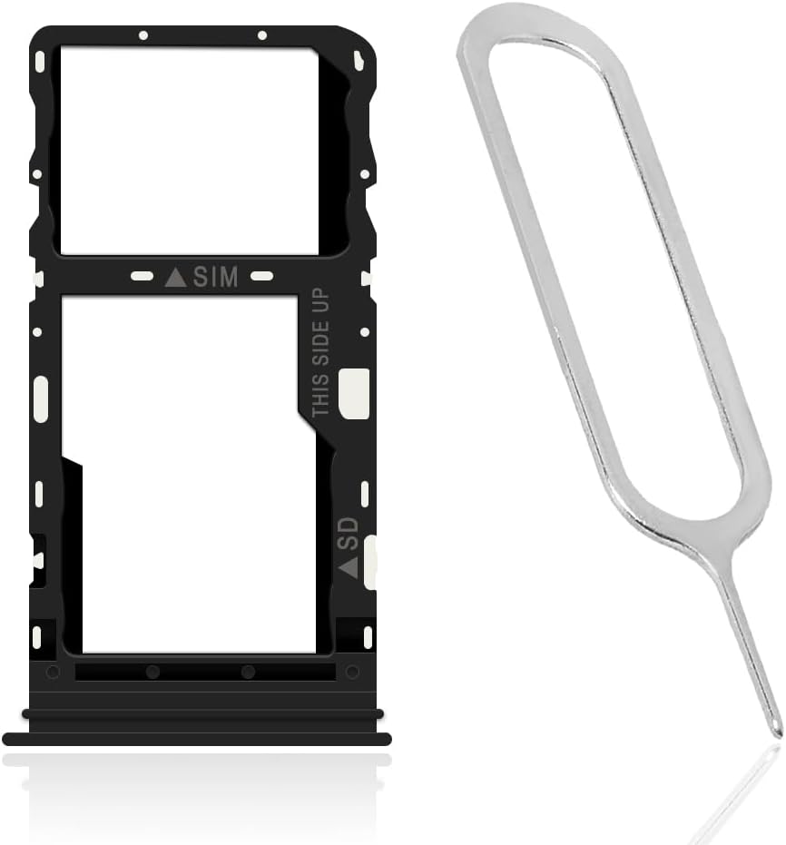 AceSoft 5G T779W Boosting Displaceable SIM and Memory Card Tray Holder + SIM Card Ejection Pin Compatible with TCL