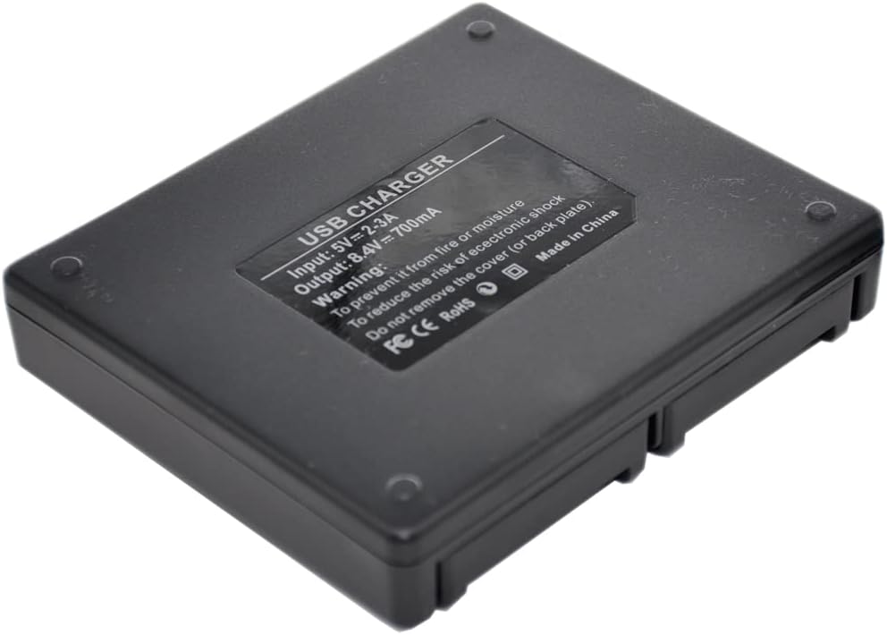 BTBAI DB-40 DB-43 NP-60 uds2 Battery Charger USB Dual for Digital Camera Video Camcorder