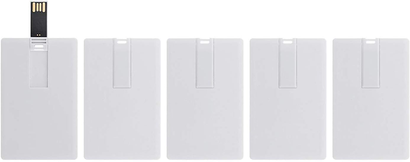 KINMIN 3.0 16GB 5 Pack Credit Card USB Flash Drive Business Card Bank Card Shape Flash Drive Memory Stick Key Credit
