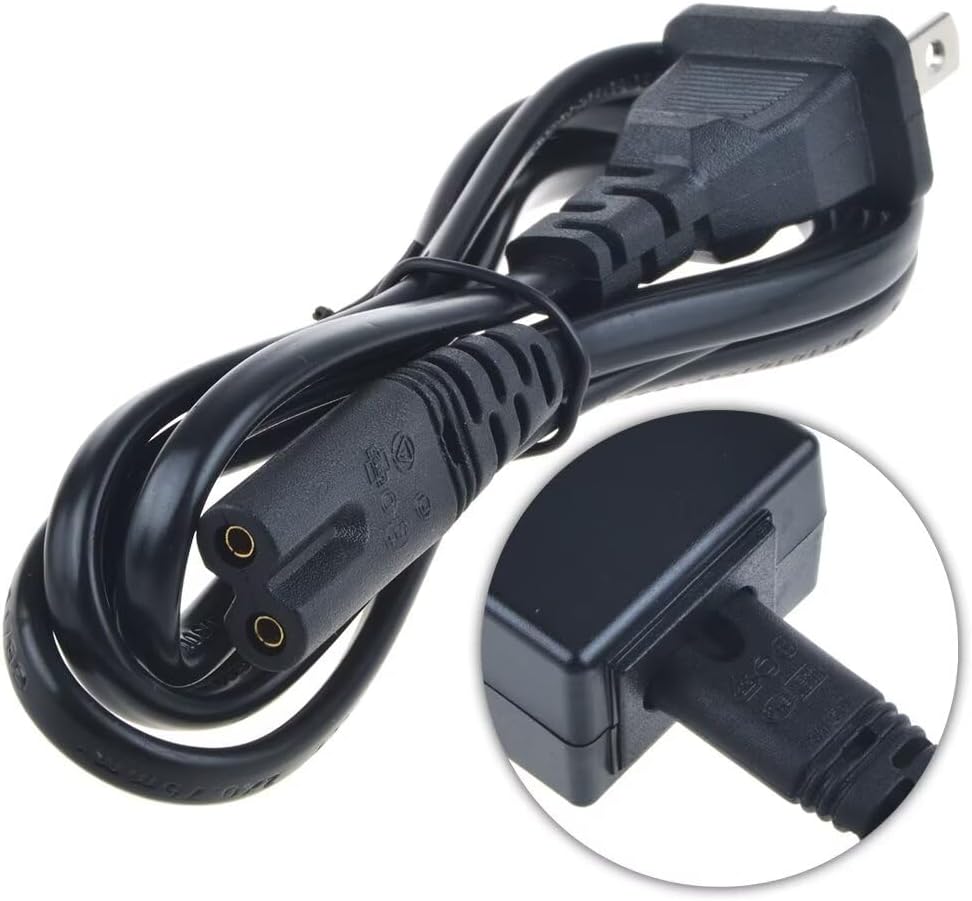 MDCGPower AC Power Cord Cable Plug Compatible with Sound bar Soundbar System Surround Speaker
