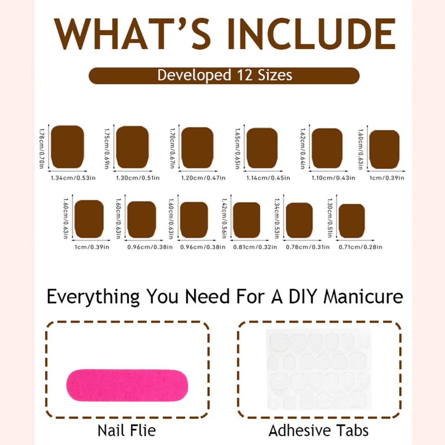 Blue French Tip Press On Nails Short Square Fake Nails with Rhinestones Summer Glossy False Nails Reusable Acrylic Stick On Nails for Women Daily Home Office Party Wedding Travel Gifts