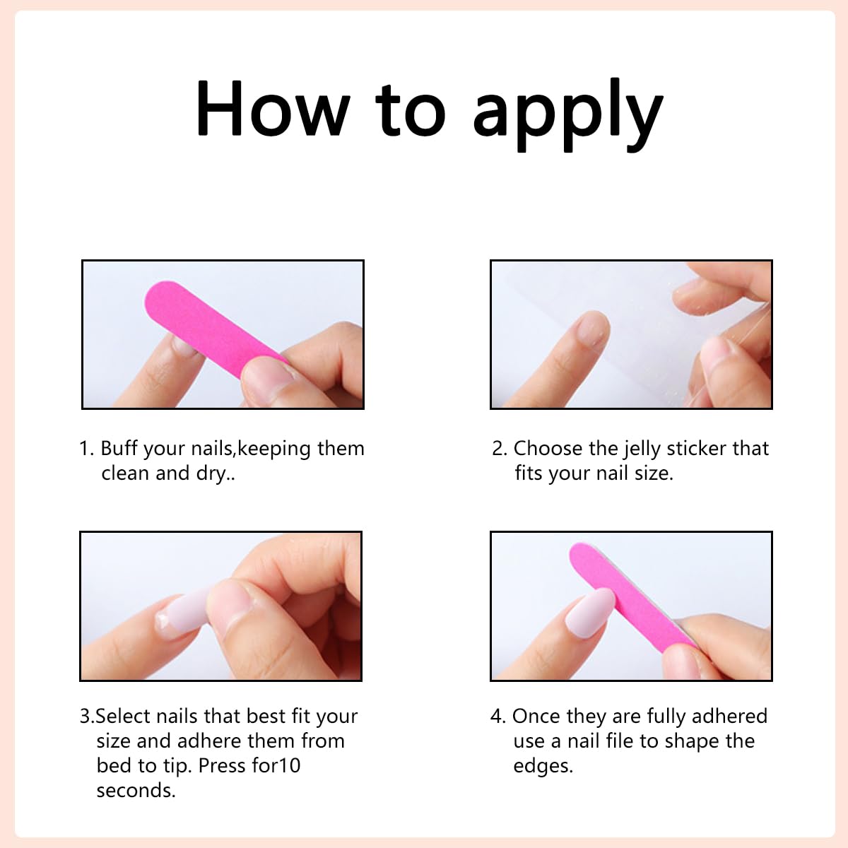 IEORGYIG French Press On Nails 3D Pink Butterfly Bow Heart White Medium-Length Trapezoidal Fake Nails,Reusable Adhesive 24Pcs Nail Kit For Women Manicure