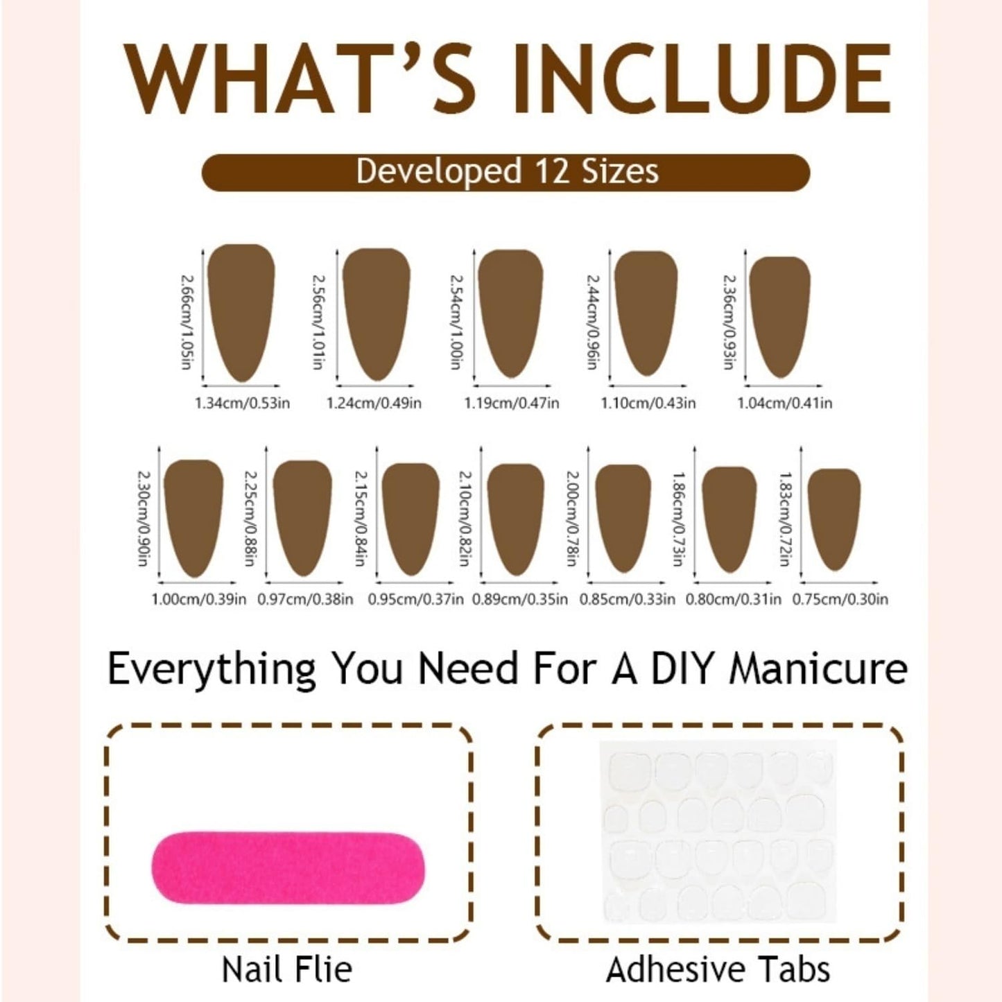 Octoswave Short Almond Press on Nails Pink Fake Nails French Bow Artificial Nail Pearl Stick on Nail for Women 24pcs