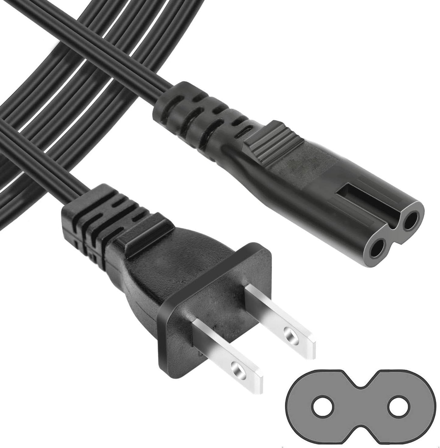 Dafalip 2 ET-2800 ET-2803 ET-2850 Printer,WF-2850, NX625, ET-2760, ET-2720, ET-4760, Prong Printer AC Power Cord Cable
