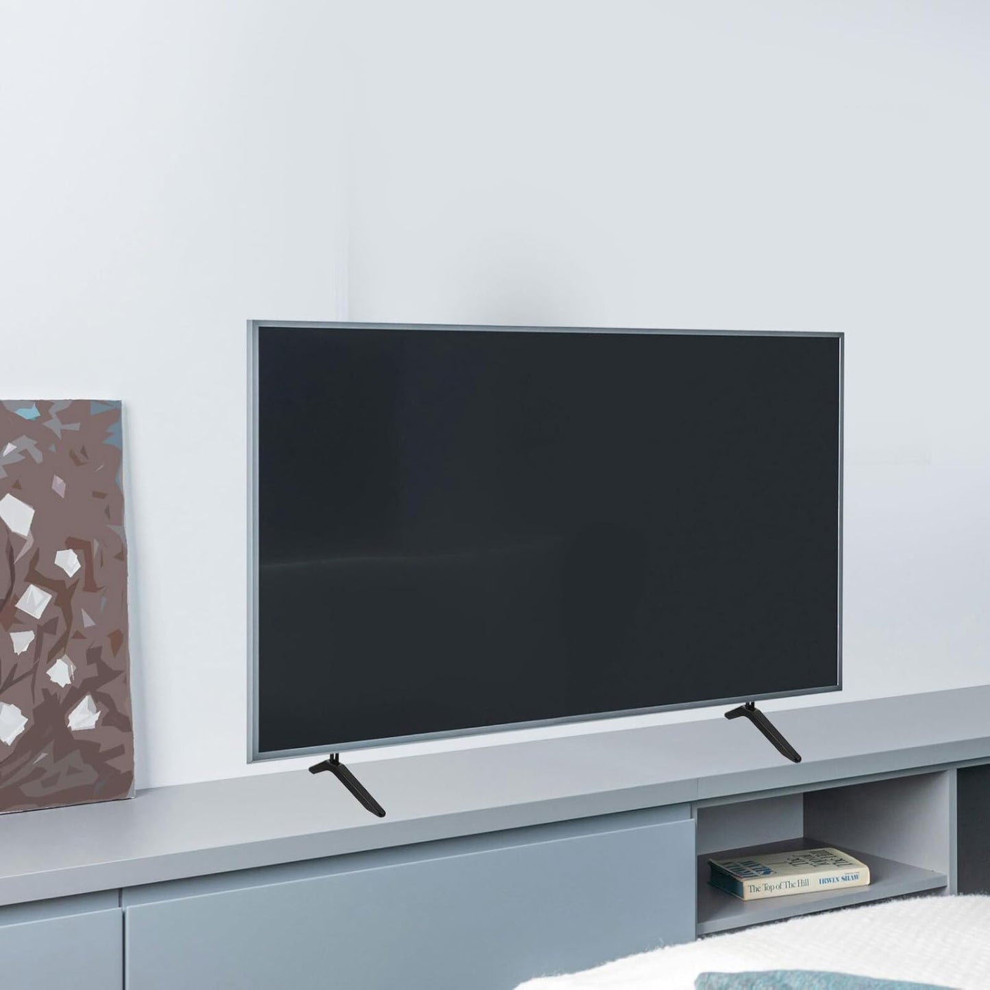 HAKIDZEL Universal Tv Mount Bracket and Tabletop Tv Stand with Height Increase Compatible with Easel for Living Room