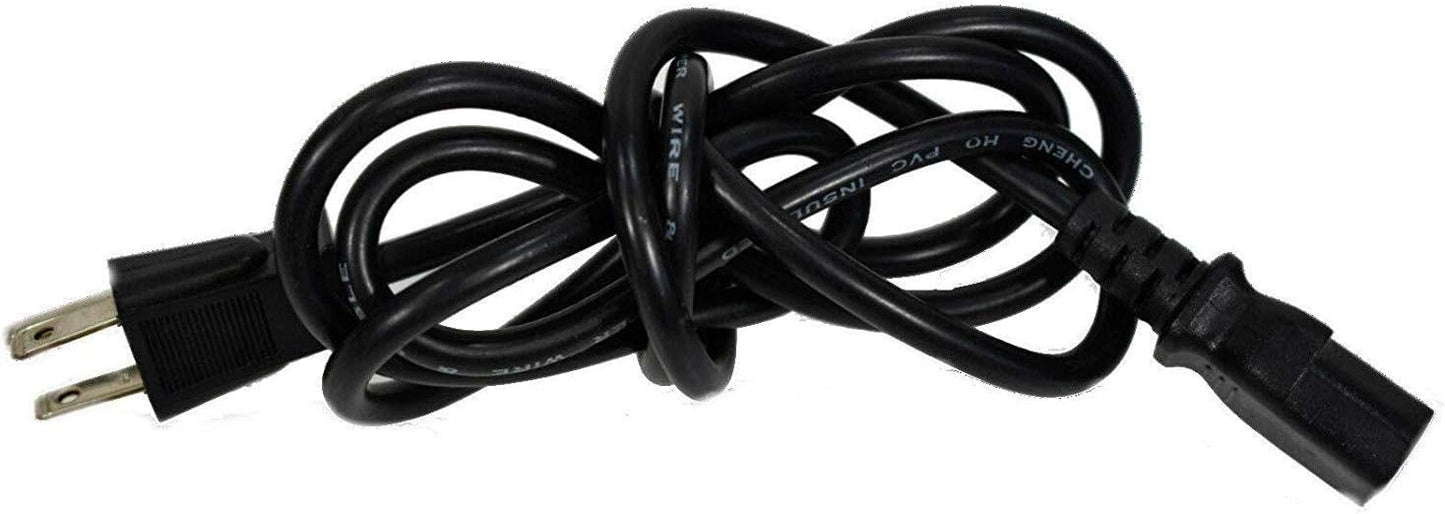 YUSTDA XPE496 1080P AC Power Cord Compatible with Crenova HD Home Portable Video Projector - White