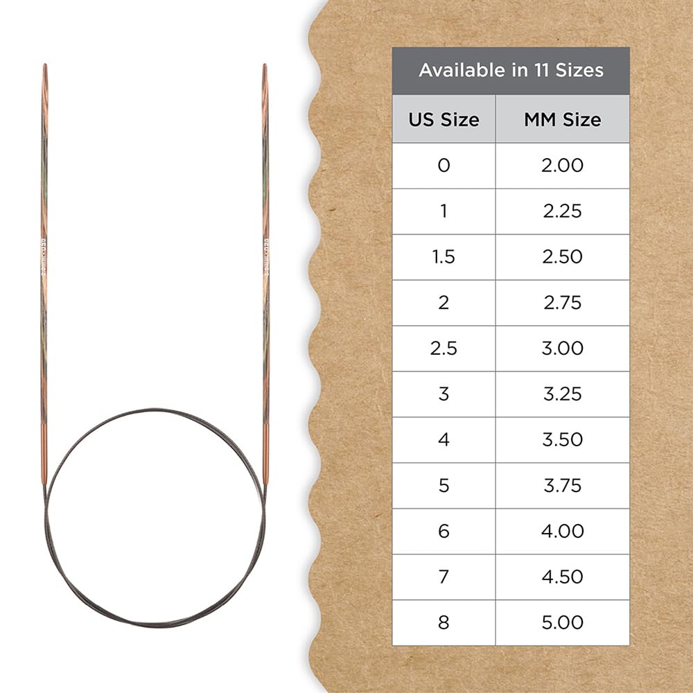 Knitter’s Pride Terra Fixed Circular Needles 32"" (80cm) – US Size 8 (5mm)