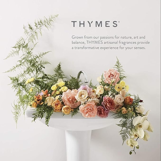 Thymes Frasier Fir Scented Candles for Home Decor - Green Pillar Candles for Women & Men - Place on Candle Holder - Luxury Home Fragrance Gifts - Large (3" x 6" Pillar)