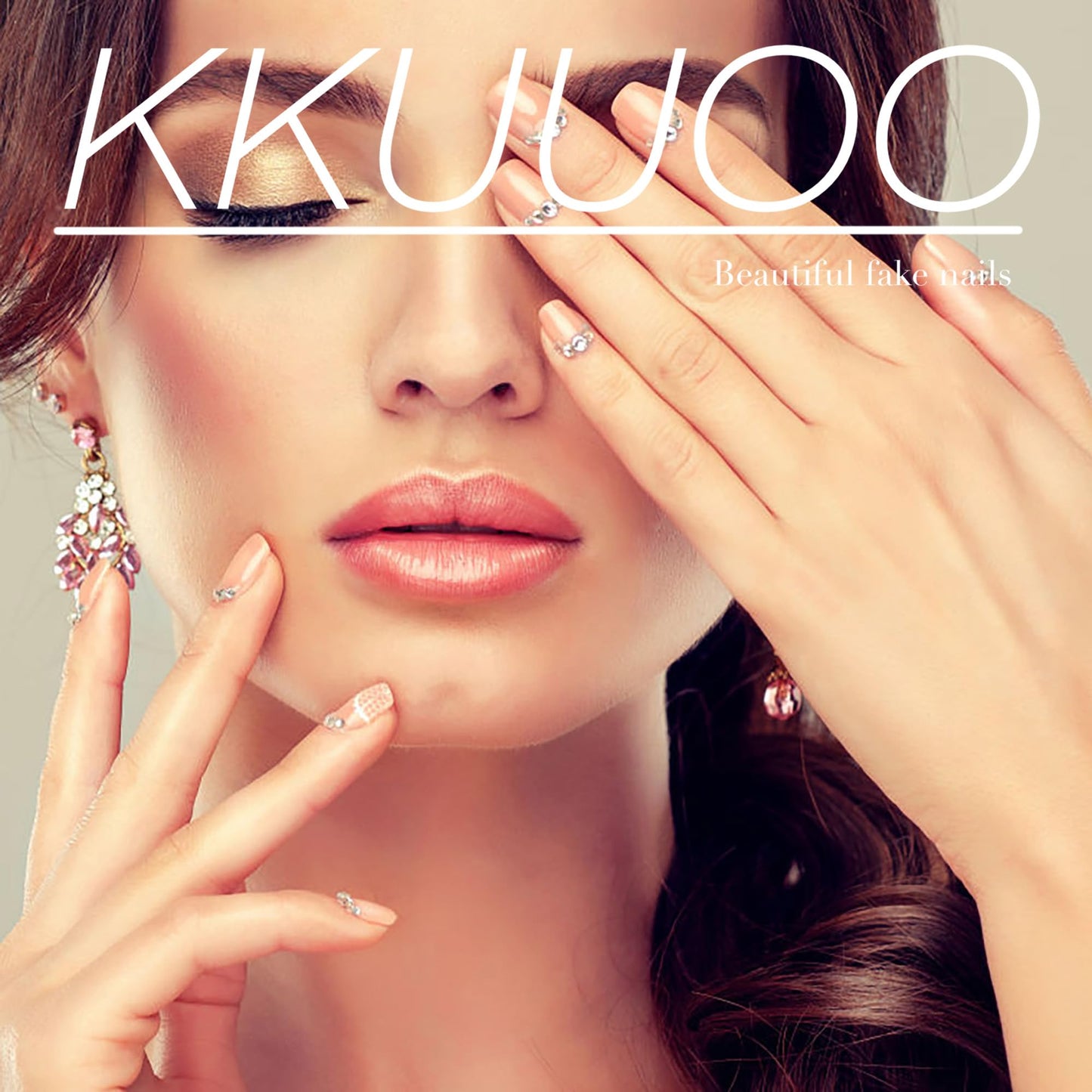 KKUUOO Wine Red Press on Nails Medium Coffin Fake Nails Gradient Design False Nails Shiny Acrylic Nails Full Cover Stick on Nails for Women Manicure 24 Pieces