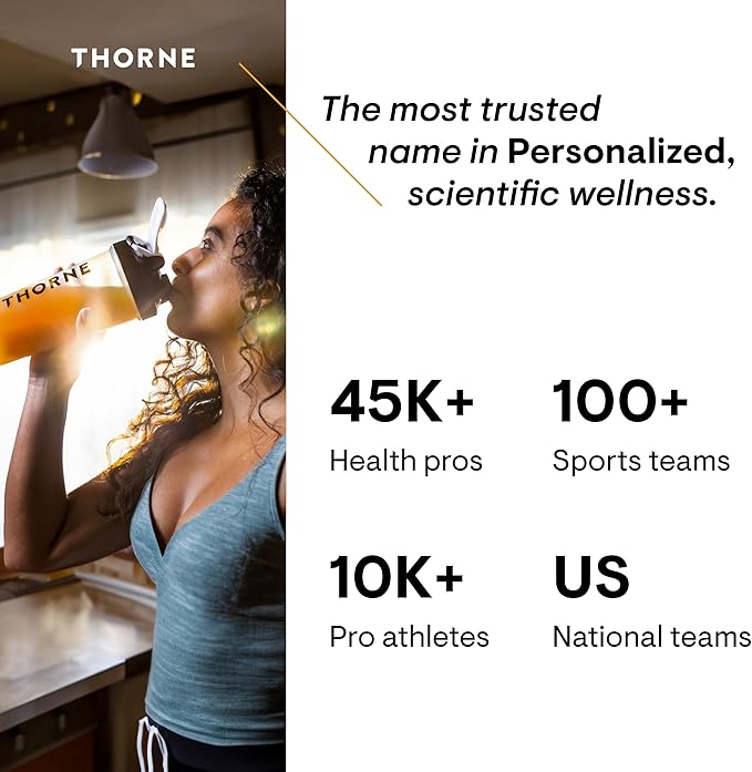 THORNE - Whey Protein Isolate - 21 Grams of Easy-to-Digest Whey Protein Powder - NSF Certified for Sport - Vanilla - 13.79 Ounces - 14 Packets