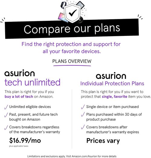ASURION 3-Year Floorcare Protection Plan | Comprehensive Coverage for $60 - $69.99