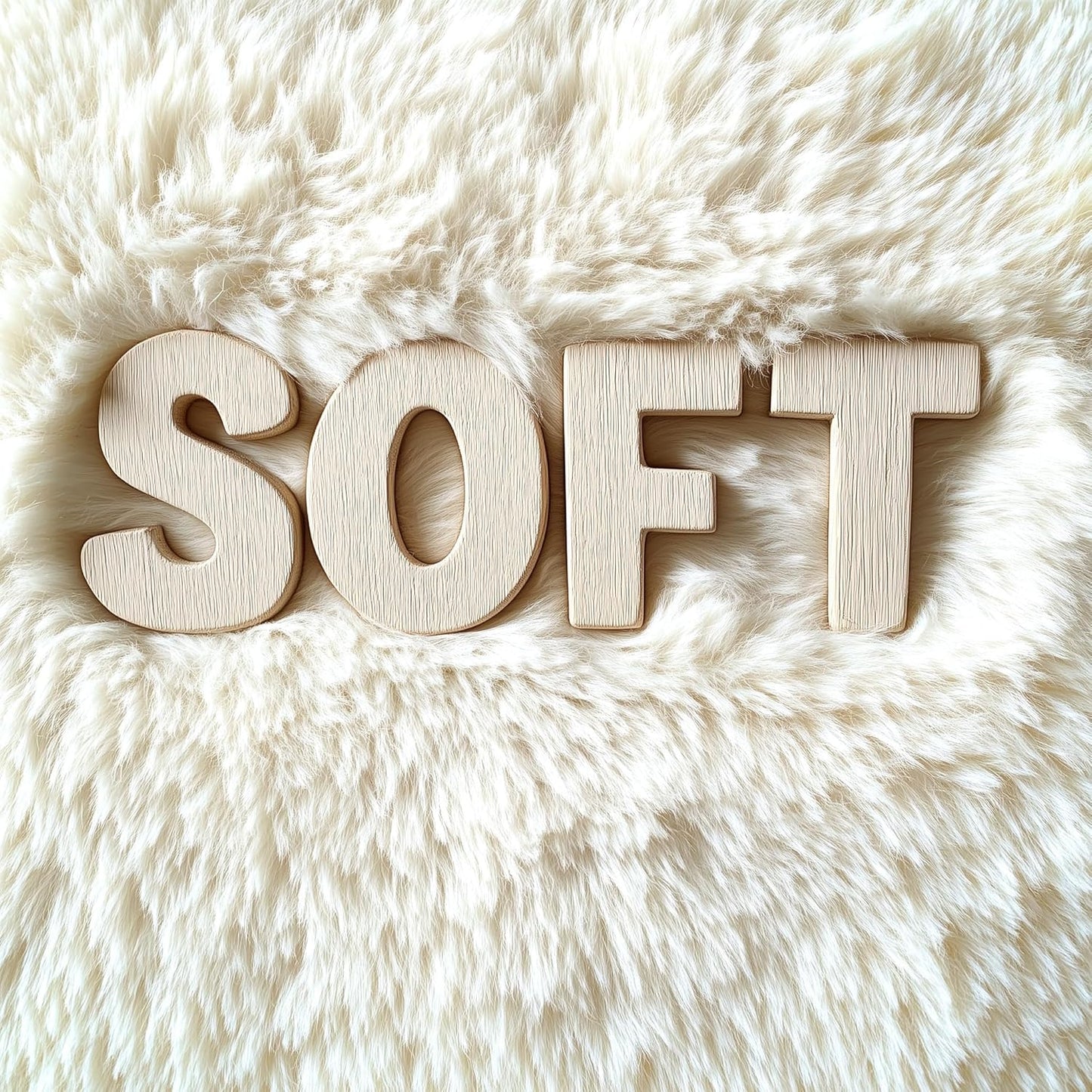OLANLY Large Area Rug - Soft Fluffy Shaggy Indoor Carpet for Living Room & Bedroom | Ivory 7x11