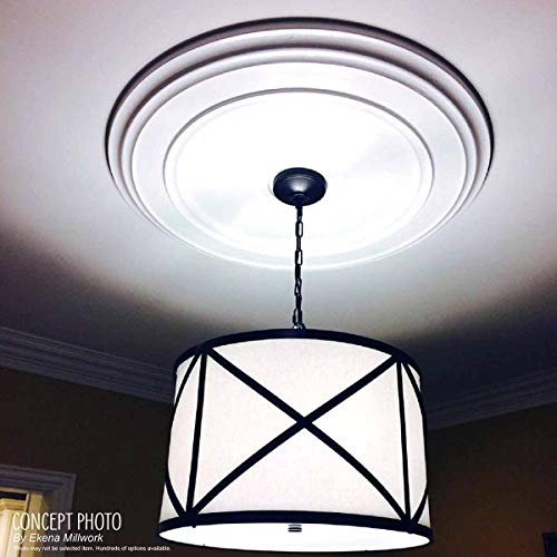 Ekena Millwork CM21YO 21 5/8-Inch OD x 1 7/8-Inch ID x 2 1/2-Inch York Ceiling Medallion