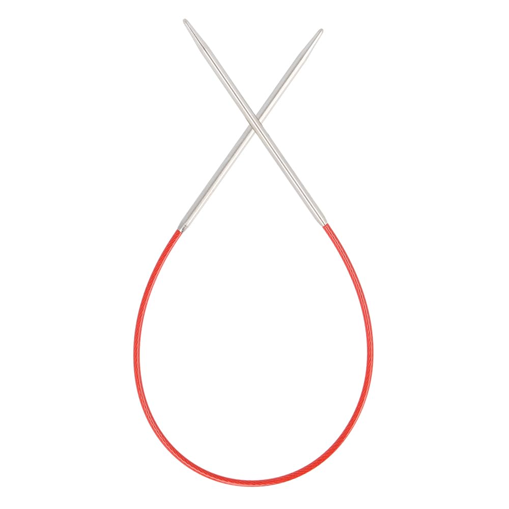 ChiaoGoo 6009-2.5 9-Inch Red Line Circular Knitting Needles, 2.5/3mm