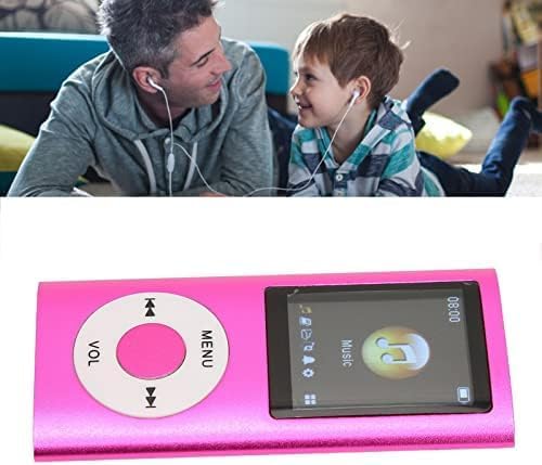 ASHATA MP3 1.8in MP4 Bluetooth Player with LCD, HiFi Sound, Playback, Memory Card Support, Portable Music Player