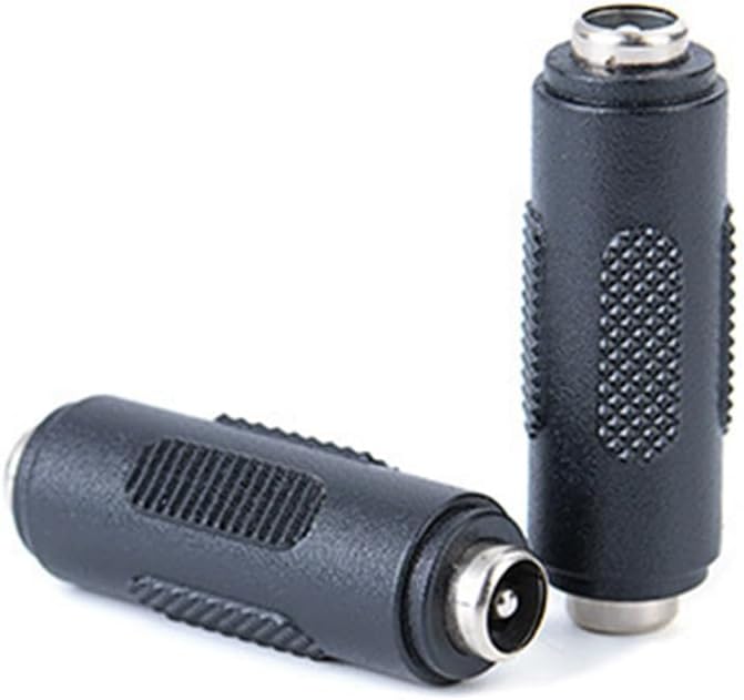 Artilits 2pcs 2.1x5.5mm 12V 5.5mm 2.1mm CCTV Camera DC Power Adapter, DC Power X for CCTV Security Camera, DVR, Car