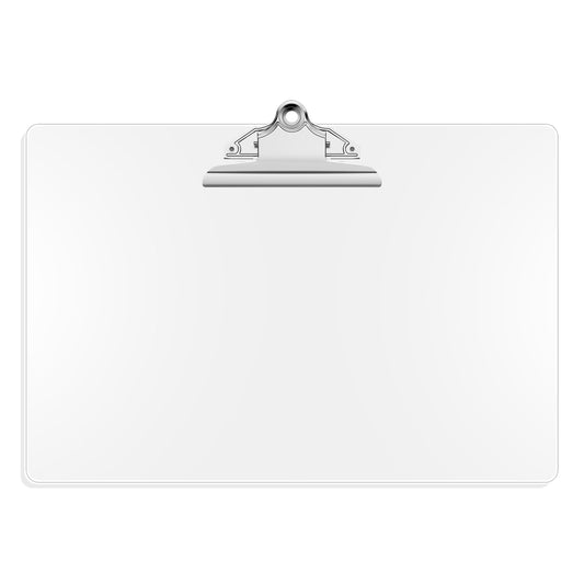 Macroclo Extra Large 11x17 Clipboards, Clear Plastic Drawing Boards with Heavy Duty Butterfly Clip, Landscape Layout. Suitable for Watercolor, Sketching, Painting. Art & Drafting Supply