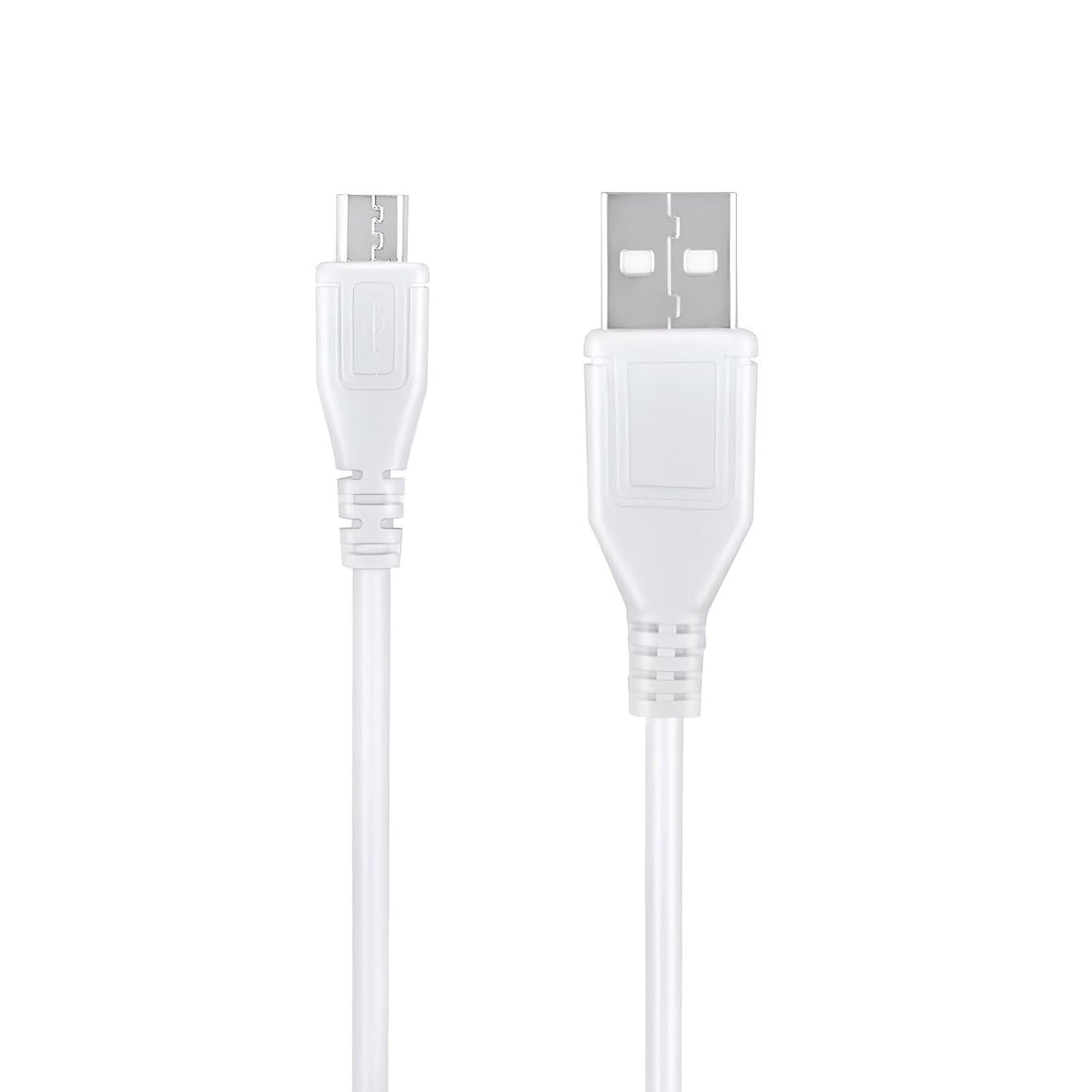 SRGTHE 3.3ft 5V White Micro USB DC Charging Cable PC Laptop Charger Power Cord Compatible with Brookstone Tranquil