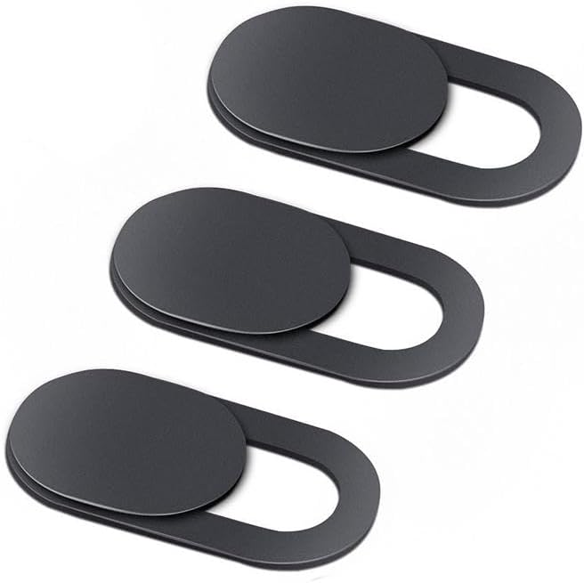 Fonus 16e, Privacy Camera Cover Security Blocker Compatible with iPhone Webcam Closure Black