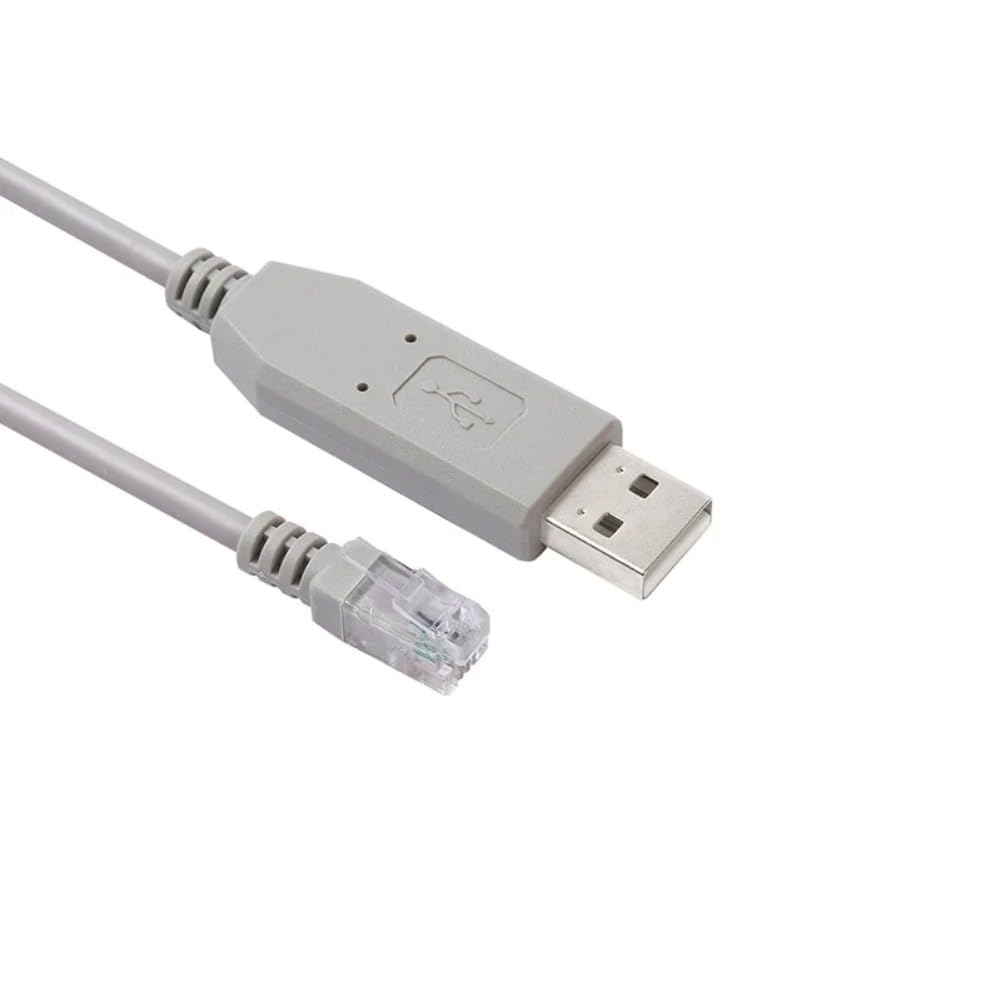 RS232 RJ9 4P4C PL2303GT Chipset Control(Grey,10FT) Youtang Hand Control USB Serial to Update Firmware Cable