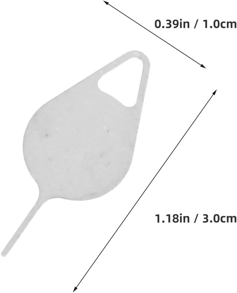 200 Garneck Pcs Sim Card Ejector Pins Tray Removal Tool Stainless Steel Mobile Phone Card Pin Anti-Lost Design