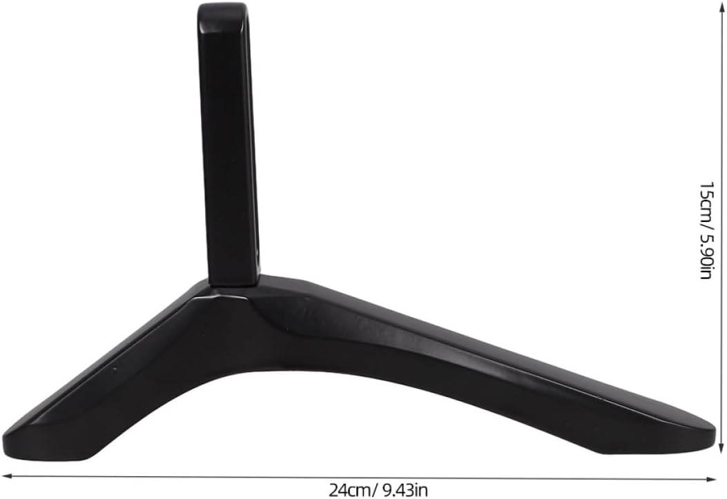 CAXUSD Universal Aluminum Alloy TV Stand Tabletop Base No-Drill Replacement TV Feet Stable Heavy-Duty Support Bracket