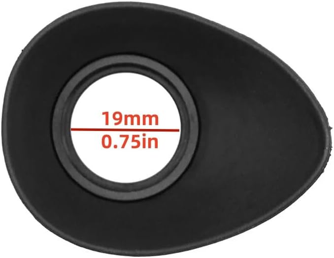CHICHIYANG 19mm 690 Rubber Viewfinder Blindfold Eye Cup for Glare & Reflection Reduction Compatible for Fujifilm
