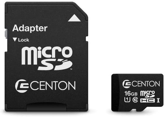 Centon A1 V10 U1 10 16GB 1, (S1-MSDHU1-16GTAA) MicroSD UHS-I / / / / Class Flash Memory Card x