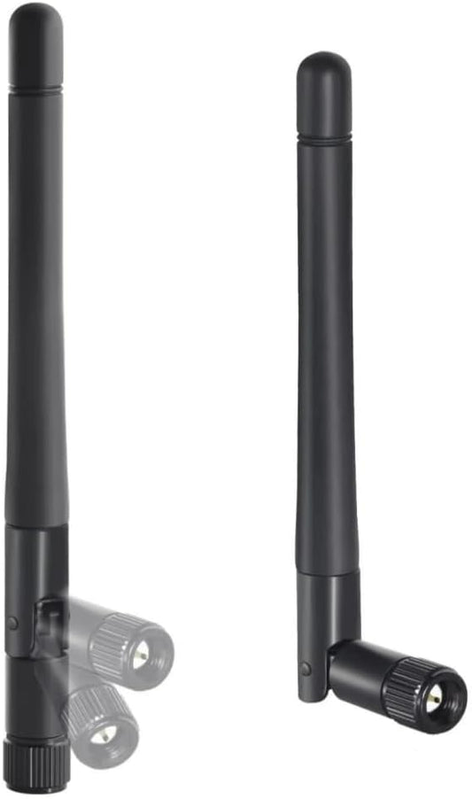 TREADALT-TEC 2X 2.4GHz 5GHz 5.8GHz 8dBi Dual Band WiFi SMA Male (pin in Center) Antenna for Wireless Video Security IP