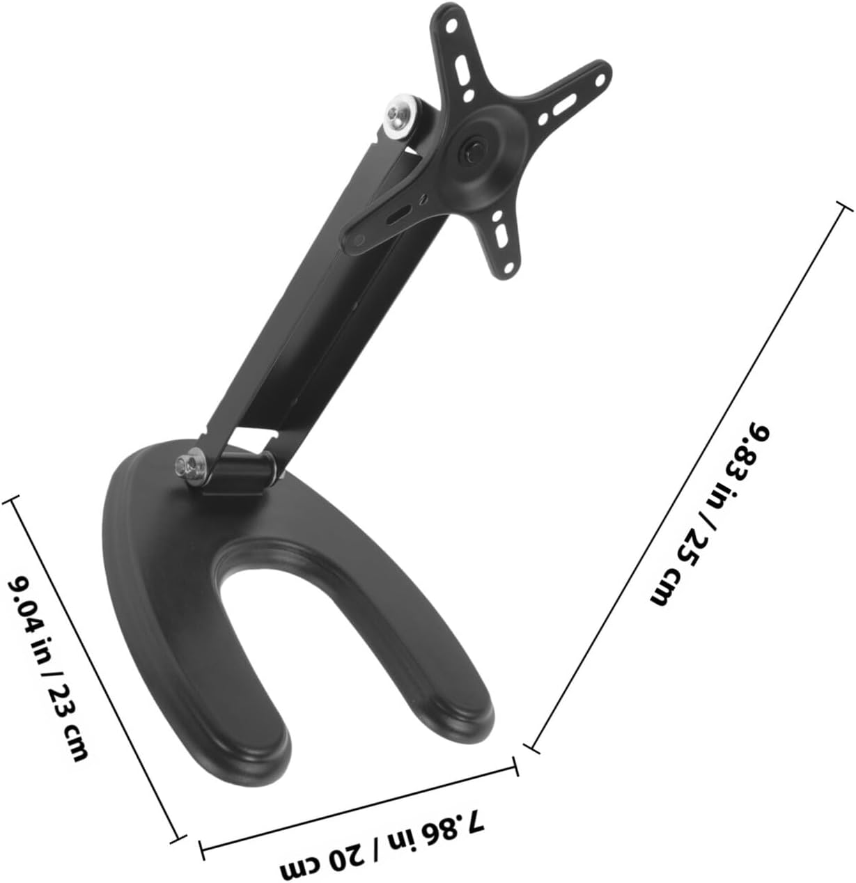 WATIIFUFU 14-27 Inch Universal Tv Stand Base for LCD Tvs Non-Drill Tabletop Mount for Living Room and Office