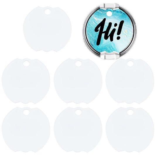 SOFPLATE 1 Box 8Pcs DIY Sublimation Acrylic Name Plates Blanks 40 OZ Tumbler Lid Toppers Personalized Tags Cup Lid Decorations Heat Transfer Accessories for Tumblers Cups Creative Designs Projects