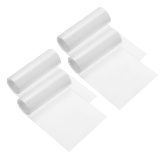 PATIKIL 20 x 3 Twill Fabric Patches, 4 Pcs Iron-on Patches Clothing Repair Patch Craft Embroidery Patches for Jacket Clothes Pants Bags Sewing Decor, White