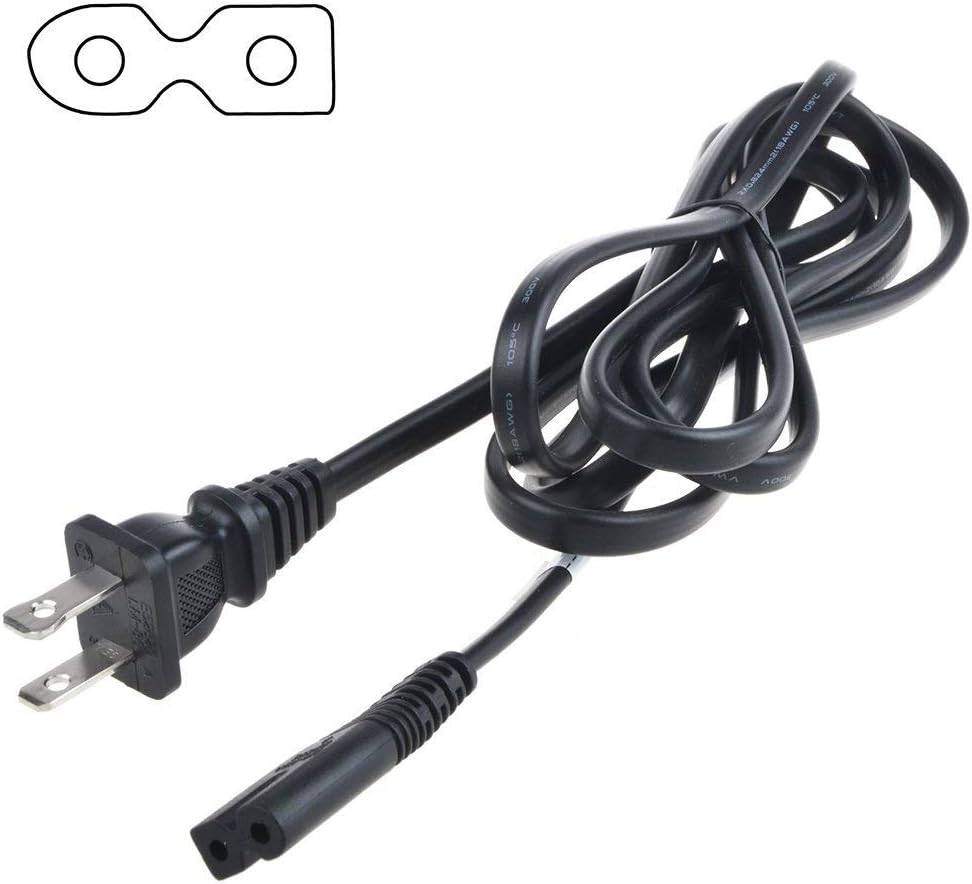 BestCH 120V 60Hz 20W SA-CT60BT SACT60BT SA-CT60 220-240V) AC Power Cord Outlet Socket Cable Plug Lead for Sony Active