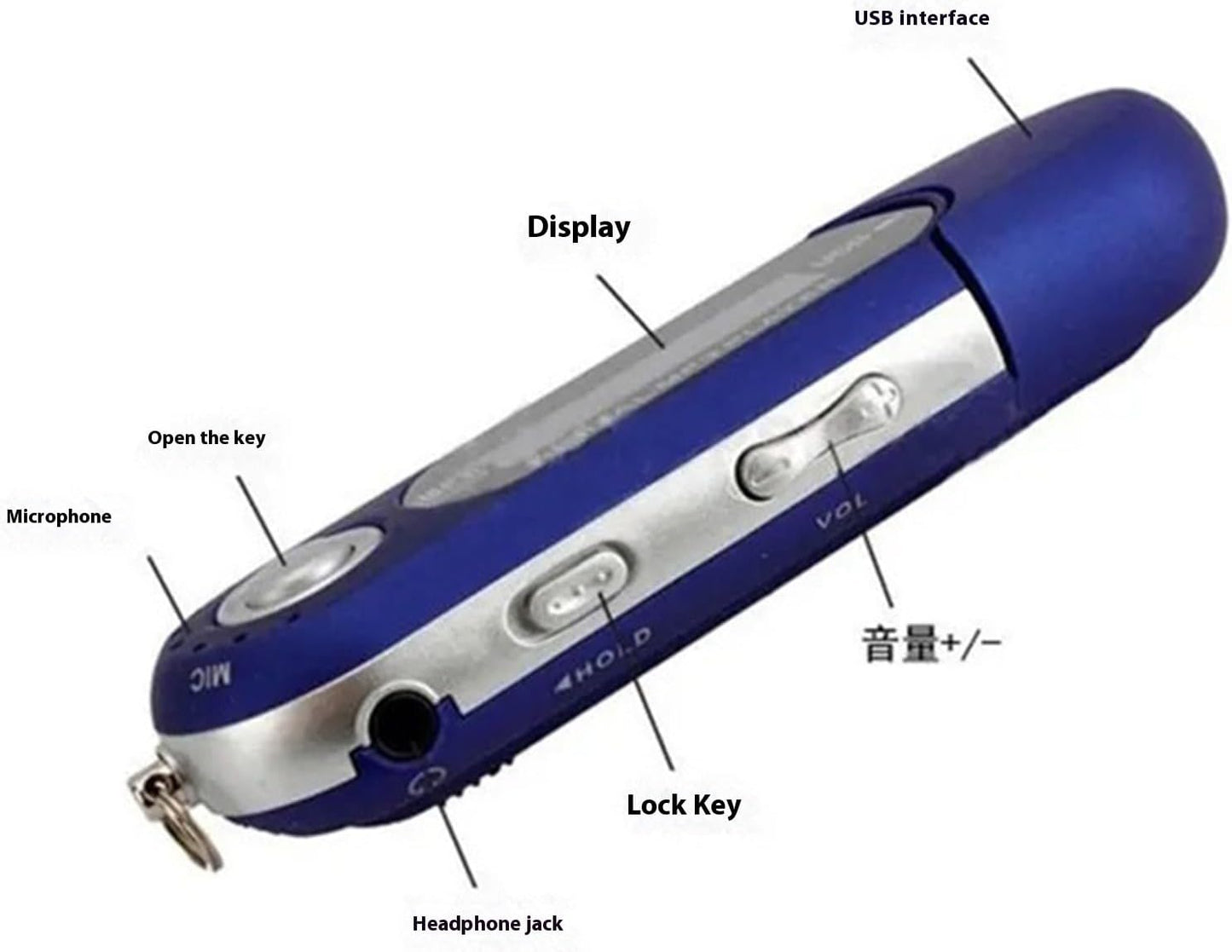 JINPIAOPIAO MP3 4G/8G Player with Builts in Memory Long Standbys Time and Display Screen Music Player Travel Friendly