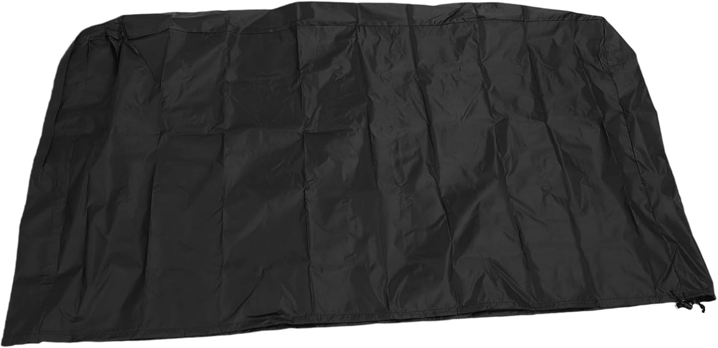 210D 25.5cm/10.04in CHICIRIS Outdoor TV Stand Cover, Rainproof Dust Proof TV Cover with Elastic Band for Patio Yard