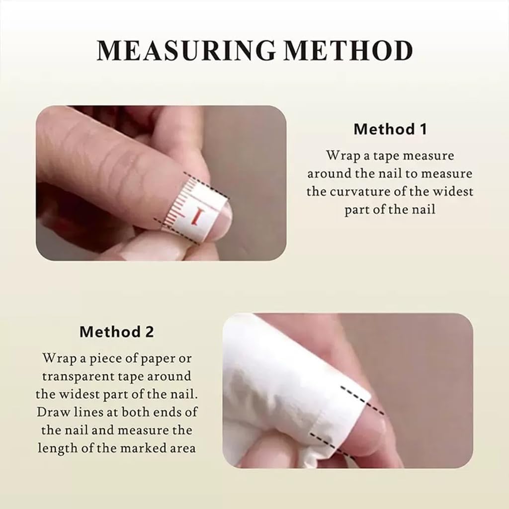 Red Press on Nails Almond - Handmade Fake Nails with Heart Bow Design - Medium, French Tip False Nails for Women - (Size M)