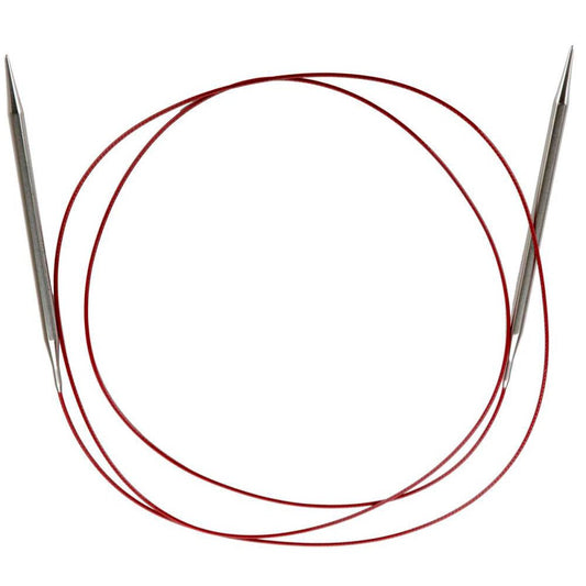 ChiaoGoo SS Red Lace Circular, 60-Inch (150 cm), US 10 (6 mm)