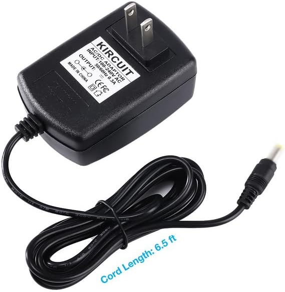 Kircuit 12V YG300 YG300Pro 12V AC/DC Adapter Compatible with PVO Pro Mini Projector Kids Gift Outdoor Movie LED Pico