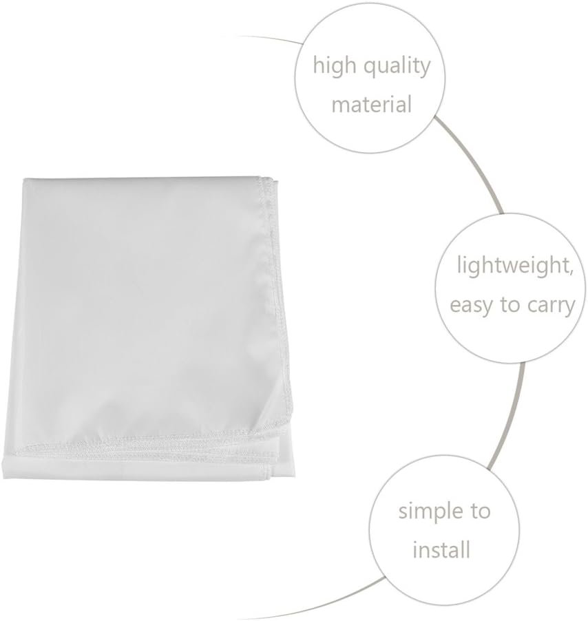 Zopsc 60-120 Inch 16:9 Anti-Reflective(120inch) Portable Projection Screen White Synthetic Polyester Fabric Projector