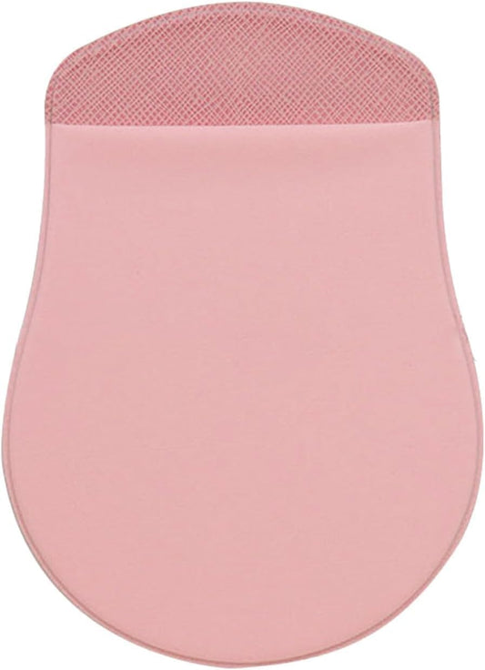 Tustao Pink Universal Stick-On Mouse Pouch Holder for Sleevefor Laptop Reusable Adhesive Storage Mouse Holder, Cover
