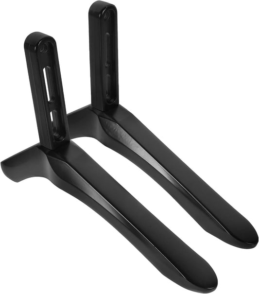 ULTECHNOVO Tv Stand Replacement Base Pedestal Feet Tabletop Bracket with Screws Black Tv Holder Support for Living Room