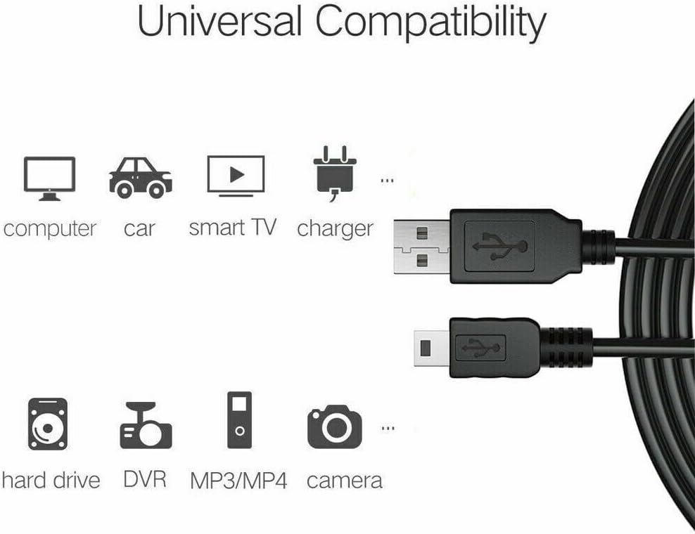 Marg 0667 0662 USB Data/Charging Cable Cord Lead for Philips Voice Tracer Recorder LFH LFH