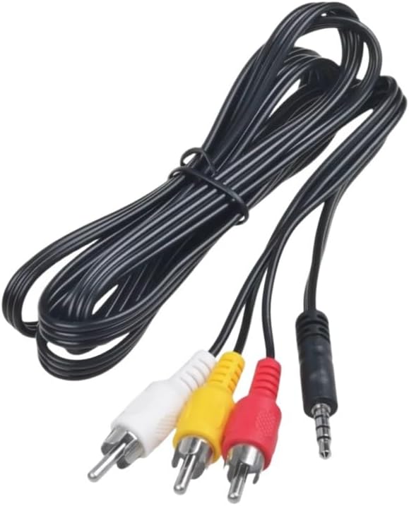 Kircuit DCR-DVD650/e/v AV A/V Audio Video TV Cable Cord Lead for Handycam Camcorder