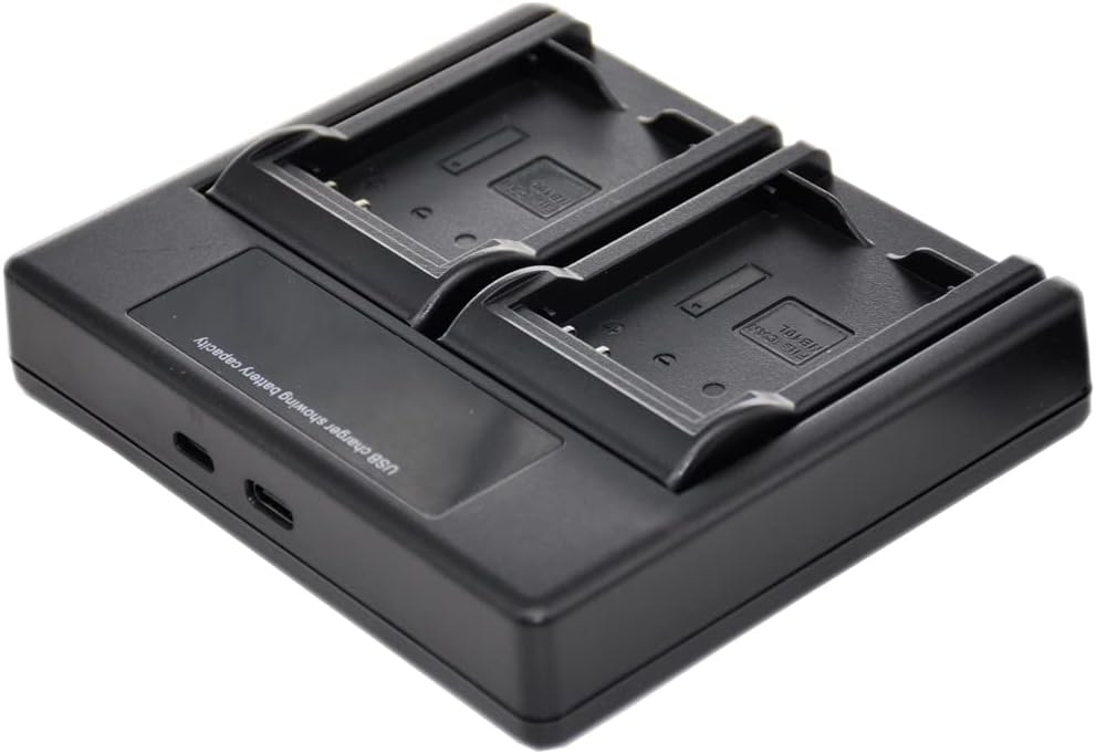 BTBAI DB-40 DB-43 NP-60 uds2 Battery Charger USB Dual for Digital Camera Video Camcorder