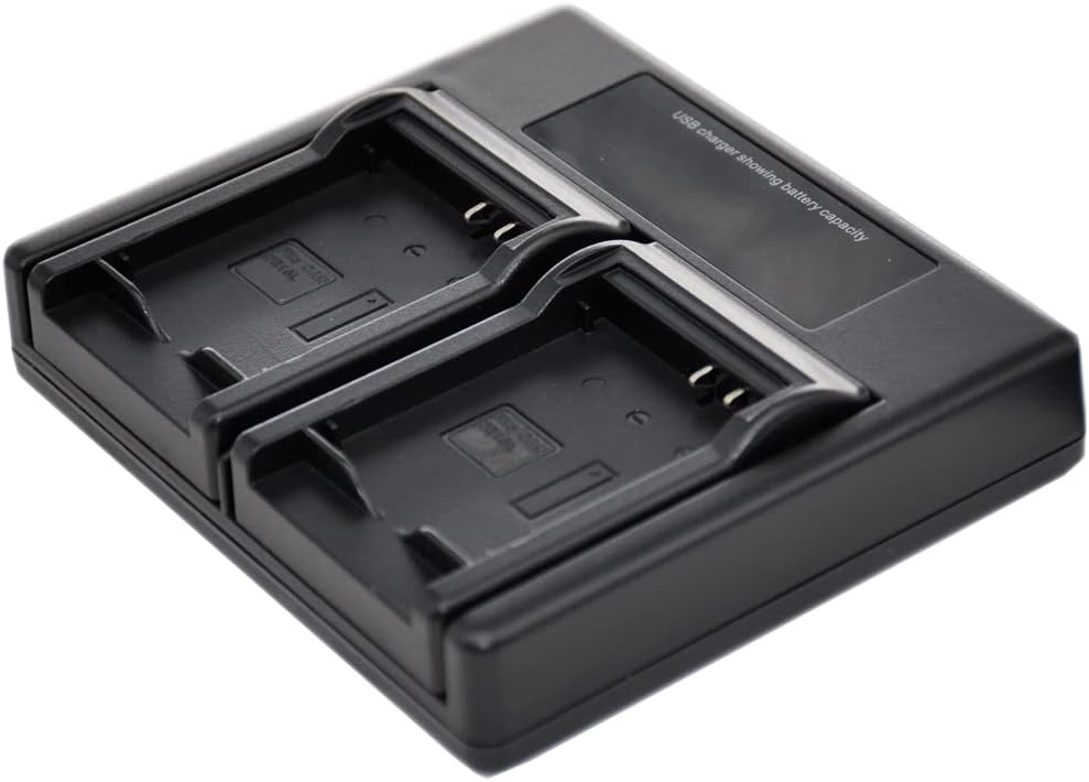 BTBAI DB-40 DB-43 NP-60 uds2 Battery Charger USB Dual for Digital Camera Video Camcorder