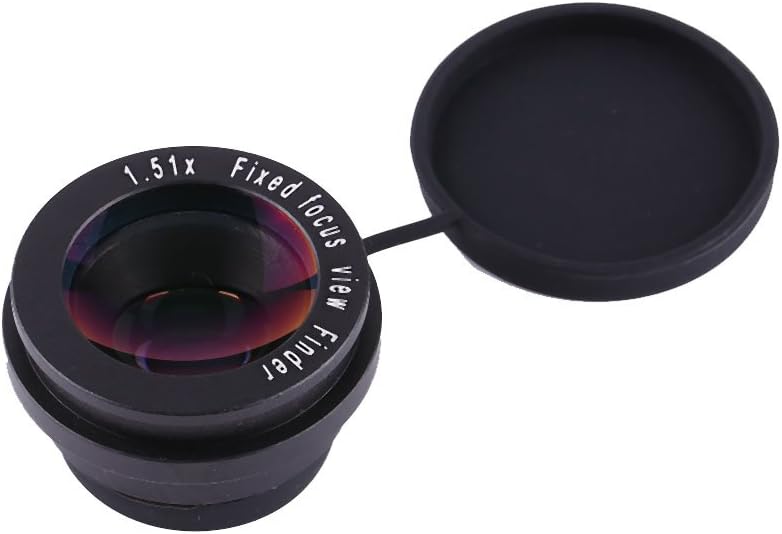 1.5X Camera Viewfinder Magnifier, Fixed Focus Eyepiece with Eyecup and Cover for DSLR Cameras