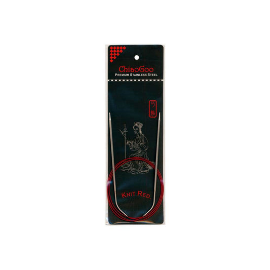 ChiaoGoo 40-Inch Red Line Circular Knitting Needles, 2/2.75mm (6040-2)