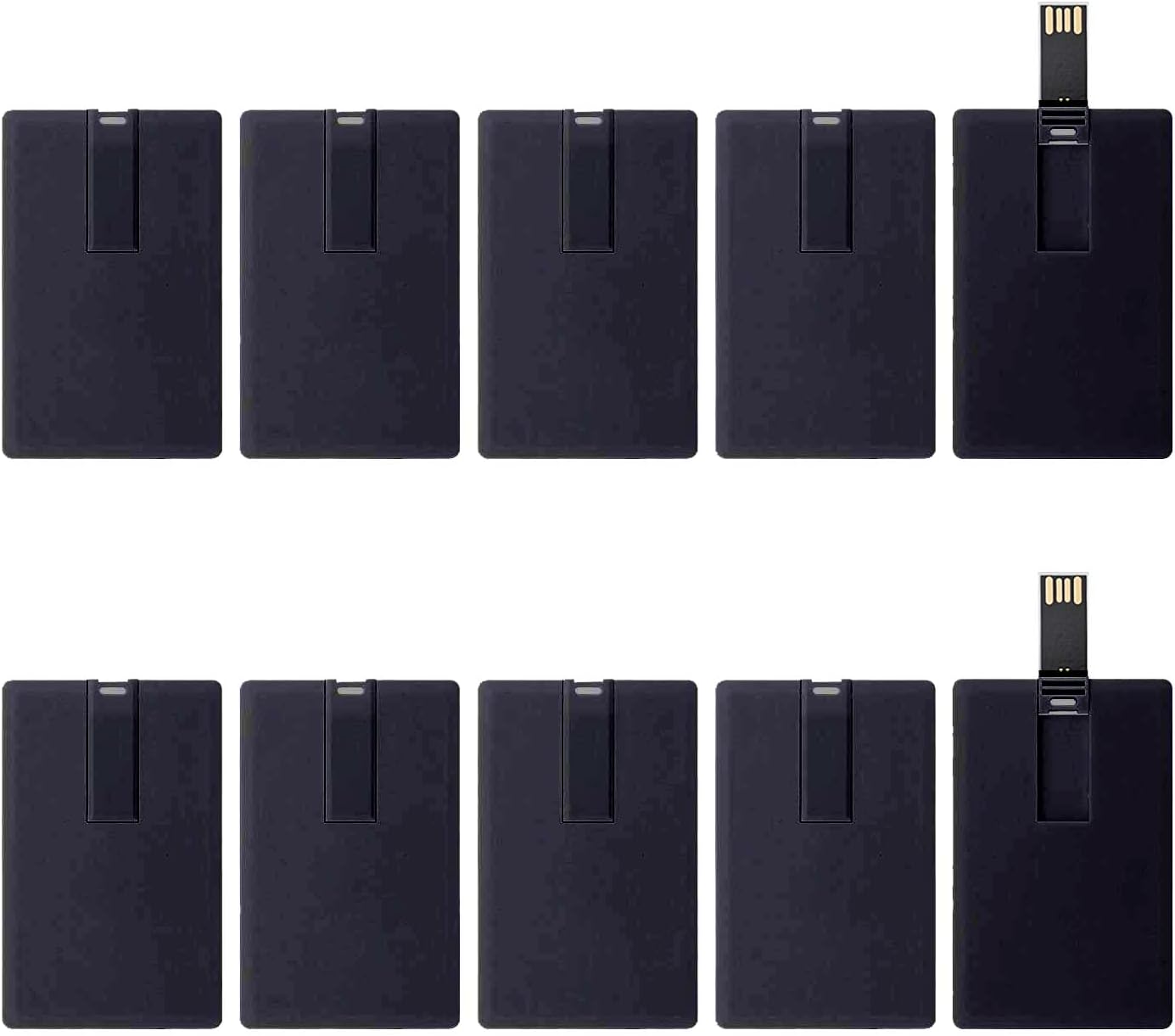 KINMIN 512MB 10 Pack Credit Card USB Flash Drive Business Card Bank Card Shape Flash Drive Memory Stick Key Credit USB