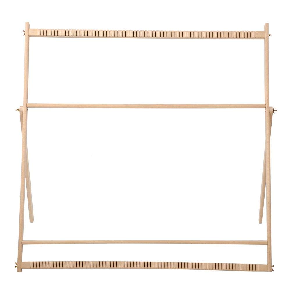 BHDD Weaving Loom,Adjustable DIY BHDD Hand Weaving Machine Hand Knitting Loom Tapestry Hand-Knitted Machine DIY Woven Set with Stand,Extra-Large Frame for Beginner(35 inchex34.6 inchex1.2 inche)